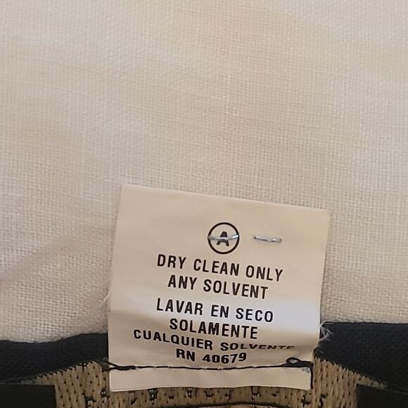 Harvé Benard Black Linen Red Floral Embroidered Maxi Skirt vintage Size 16 - Picture 11 of 11